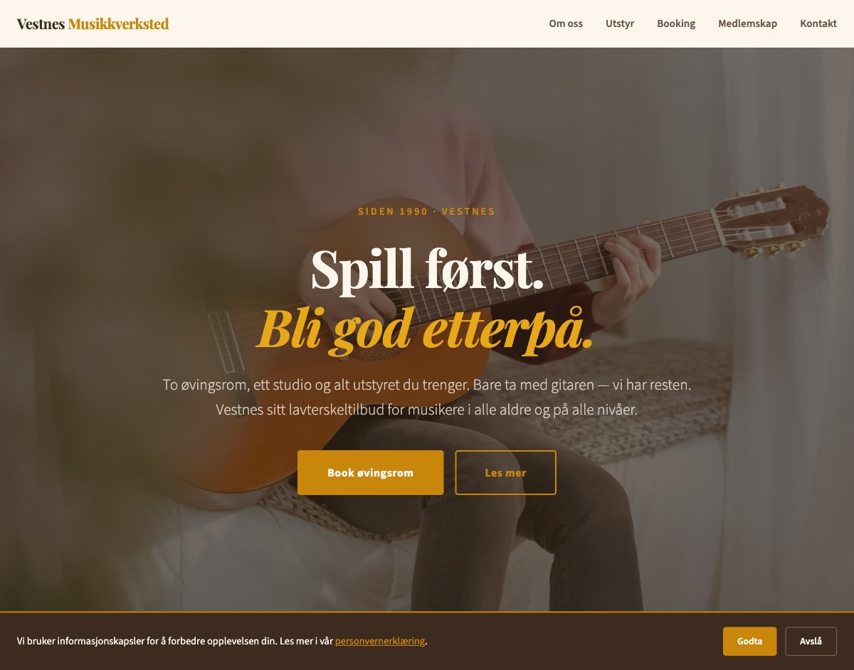 Forhåndsvisning av forslag 1: Warm Acoustic