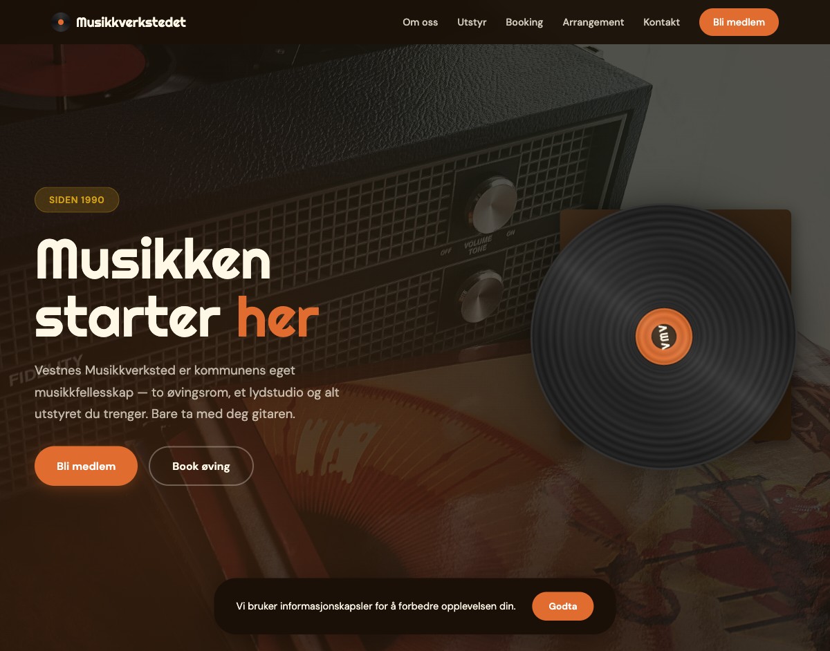Forhåndsvisning av forslag 4: Vinyl Sessions